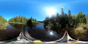 Rapids on Brule River