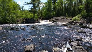 Waterfall on Gabbro