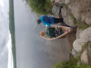 Basswood landing at high water