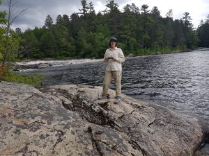 Re-joining of Basswood below Wheelbarrow Falls