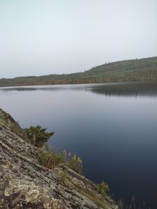 View from cliff top