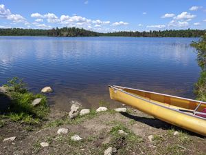 View out toward the lake.