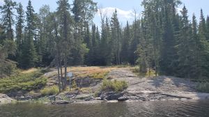 View from water of campsite 5