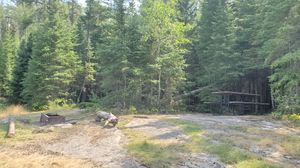 Picnic table and fire pit