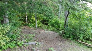 Tent pad at campsite 6