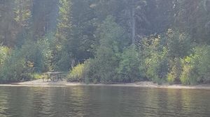 View of campsite 6 from water