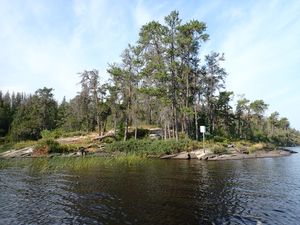 View of island from northeast