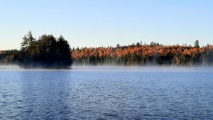 From the dock at Harkness Lab