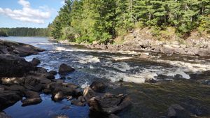 Rapids at Campsite