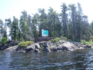 WCPP Sign on Gammon River