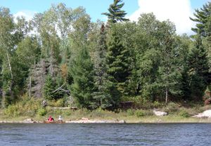 Wide spot in the Basswood River