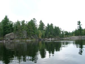 Heading into Bottle Lake