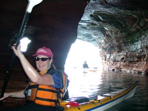 Some of the caves are huge